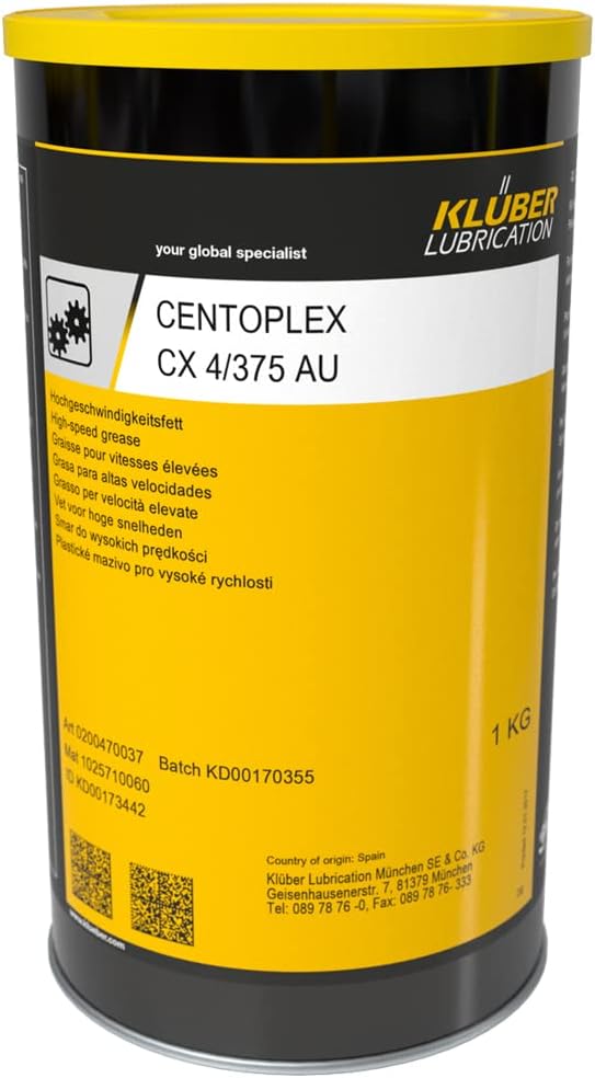 Kluber CENTOPLEX CX 4/375 AU 1 X 400g Cartridge