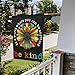 In A World Where You Can Be Anything Be Kind Garden Flag 28 X 40 Inch Peace Outdoor Floral Mini Yard Flag House Flags Double-Sided Farmhouse Sign For Home Garden Decoration