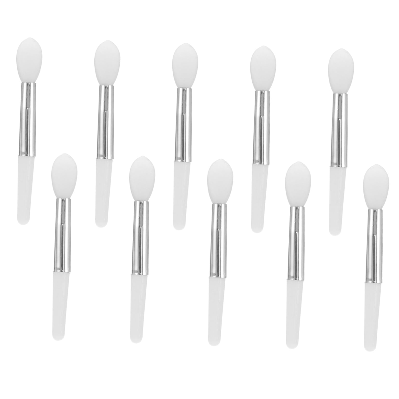 Ipetboom 10pcs Set Mini Lip Brushes with Transparent Storage Box Soft Silicone Lipstick Applicator for Precise Makeup Application for Gloss and Lip Care
