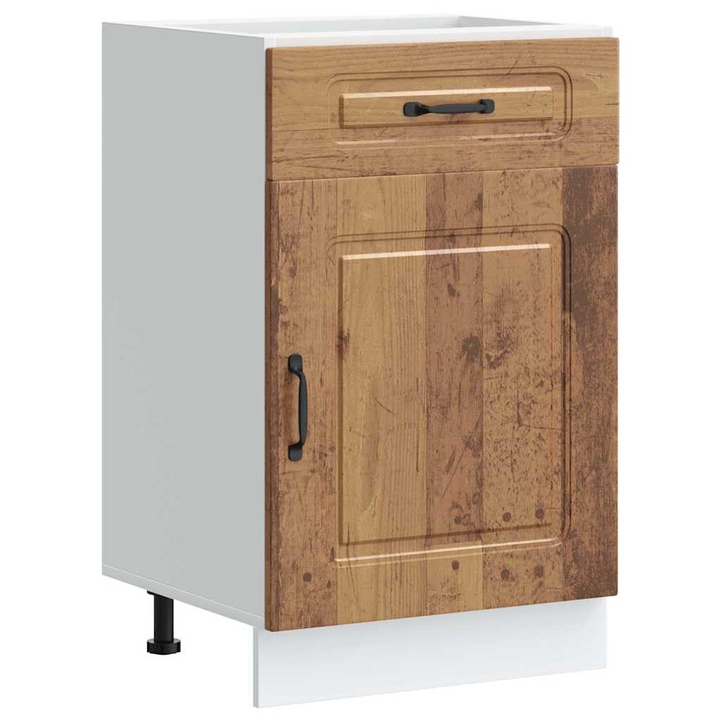 Vidaxl Kitchen Base Cabinet Kalmar Old Wood Engineered Wood Sink Base Cabinet