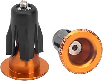 アルミ合金 自転車バーエンド エンドキャップ エンドプラグ オレンジ Amazon | 2個 バイクグリップハンドルバーエンドキャップ アルミ合金