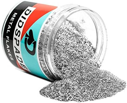 2oz Chrome 0.008 Silver Micro Metal Flake - Solvent Resistant Glitter | Auto Paint | Epoxy Resin Glitter | DIY Arts Crafts