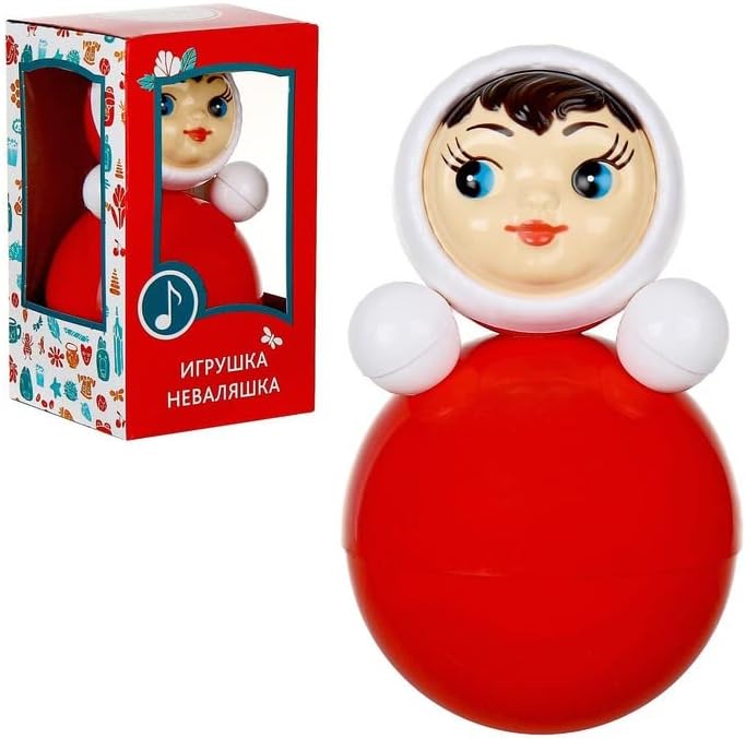 Baby Tilting Toy, Nevalyashka Malutka, 5.9" (15 Cm) Tumbler TOY