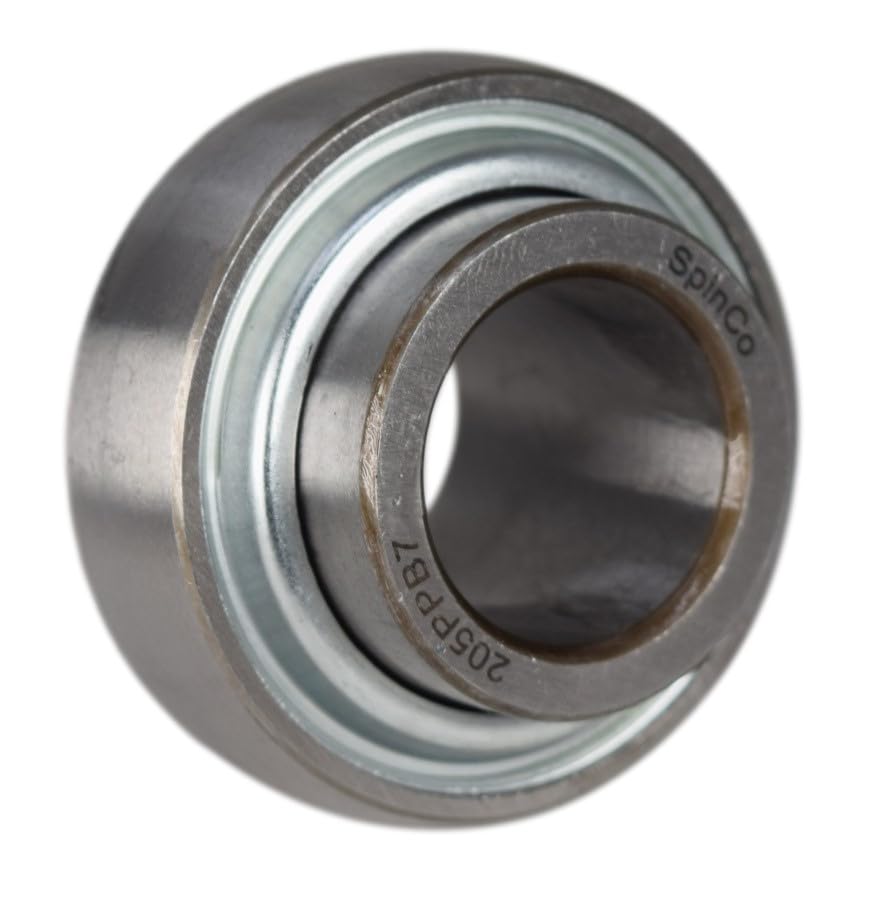 2 of Special Ag Bearing 0.93"" Round Bore x 1.37"" IR x 2.04"" OD x 0.59"" OR Farmer Bob's Parts 205PPB7, Silver