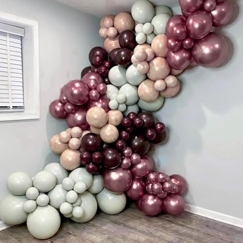 Image of PartyWoo Copper Bronze Balloons 50pcs Metallic Brown Color 12 Inch | Balloons for Graduation Boy Baby Shower Gender Reveal Bride Wedding Anniversary Birthday Party Decorations Brown-G133