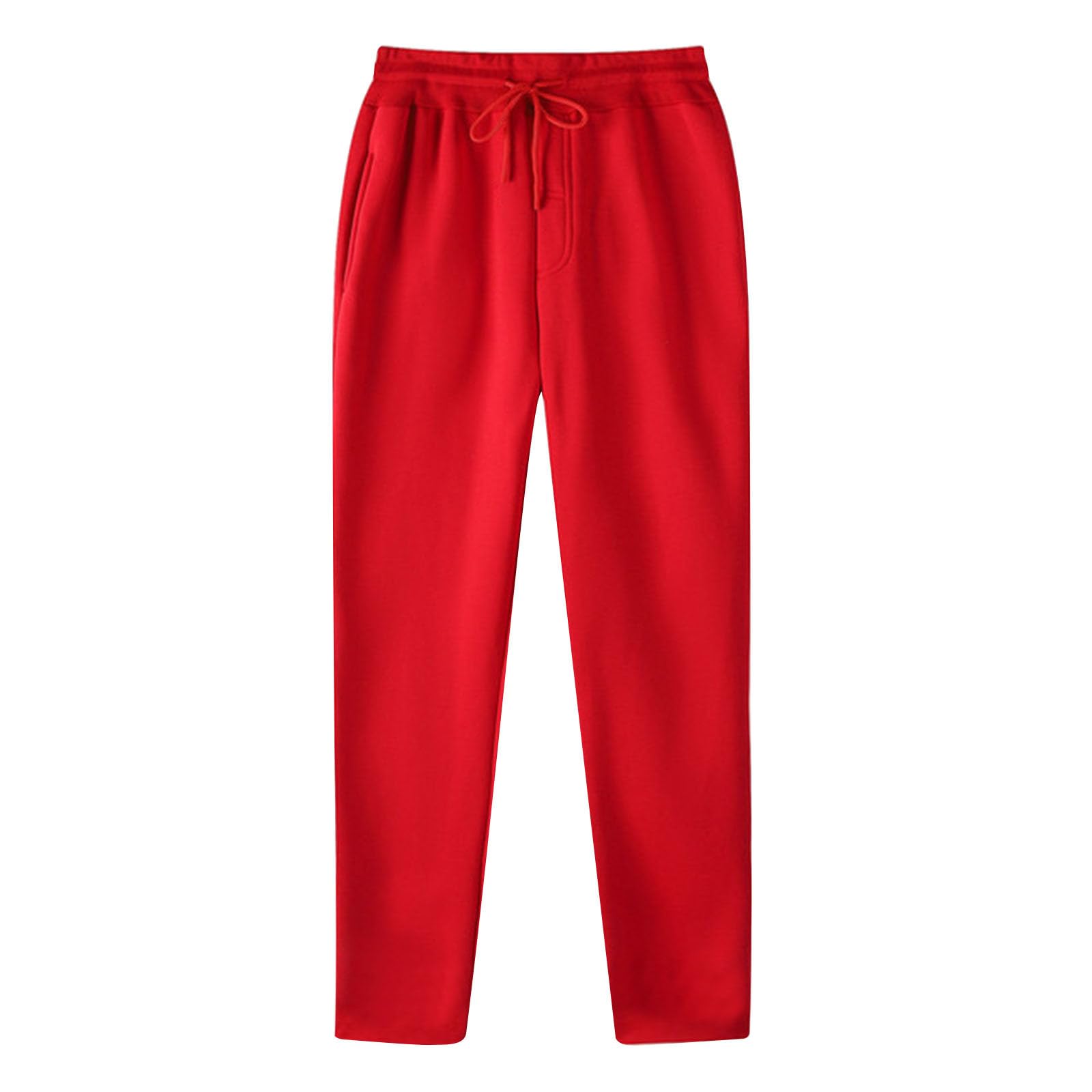 oiangi Sweatpants for Men Drawstring Elastic Waist Lightweight Athletic Running Joggers Gym Workout Pants Trousers Pockets