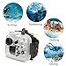 SeaFrogs Underwater Housing for Panasonic GH5/ GH5 S/ GH5 II + WA005-E 6 Inch Wide Angle Dry Dome Port Kit [40M/130ft] Waterproof Case with Flat Port