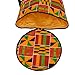 African Kente Print Djembe Bag Backpack Style 12