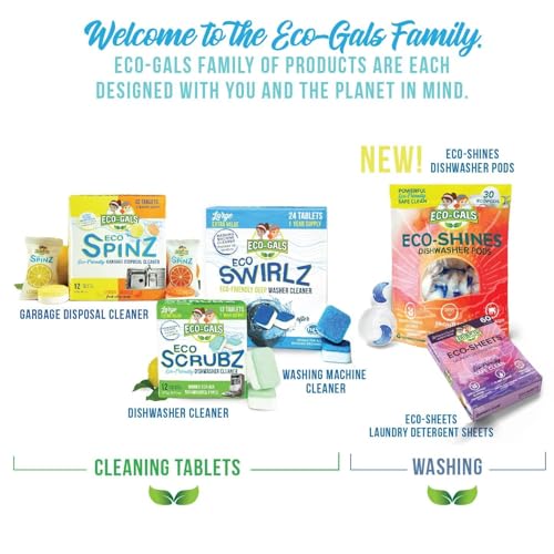Image of ECO-GALS Washing Machine Cleaner and Deodorizer (Pack of 2)