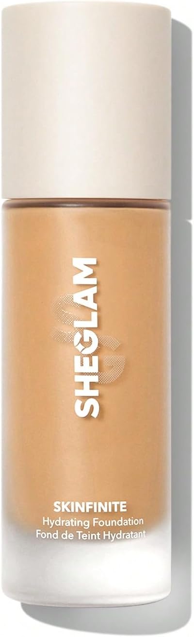 SHEGLAM Skinfinite Hydrating Foundation Lightweight Natural Soft Makeup for Dry Skin-Acorn
