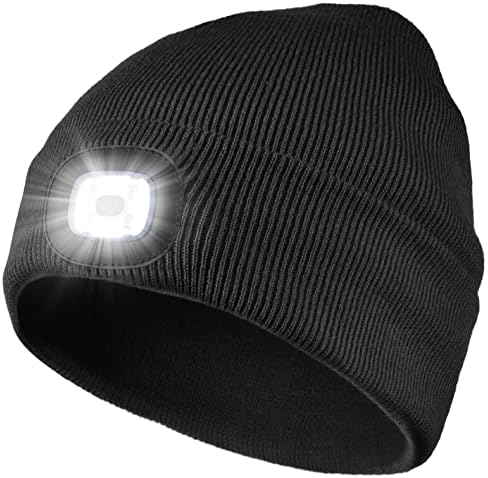 Bosttor LED Beanie Hat with Light 