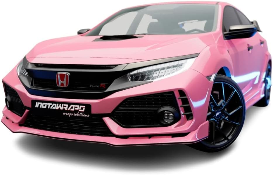 3M 10802080 Gloss Hot Pink | G103 | Vinyl CAR WRAP Film Sample 3in x 5in