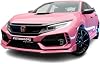 3M 10802080 Gloss Hot Pink | G103 | Vinyl CAR WRAP Film Sample 3in x 5in