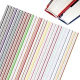 YYTOL Buchbinder Stirnbänder 26 Stück 30 x 1.4cm Baumwoll Buch Stirnband Buchbinde Stirnbänder Buchbindung Set für Anfänger