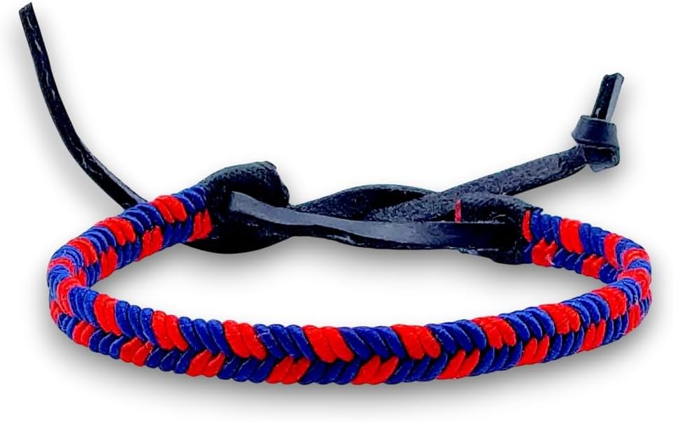 Unisex Braided Thread Barcelona Football Bracelet for Men or Women. an Ideal Gift for BDM Team Fans