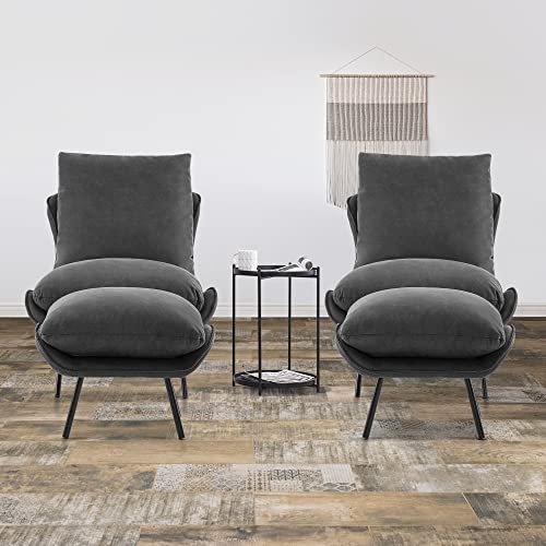 Sillón Plegable Leathaire Gris oscuro miniatura 4
