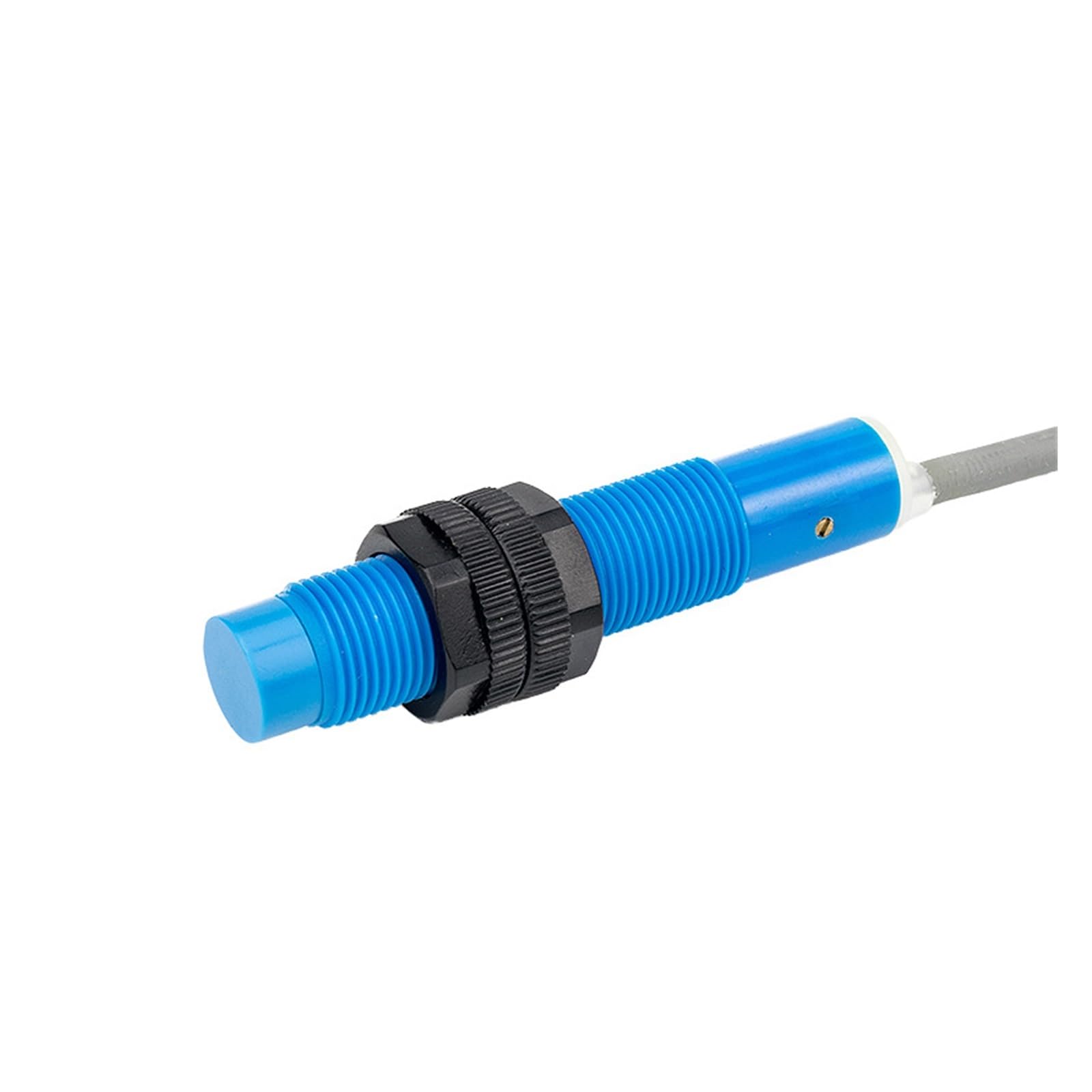 NOBIRTBSA M12 Plastic NPN PNP Detect Metal Object Shape Waterproof Plastic Pipe Capacitive Proximity Sensor(M12 Flush Pnp No-sn:2mm)