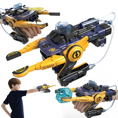 Robotic Mechanical Hand STEM Toy, DIY Engineering Kit for Kids 8+ (Yellow) | Mechanical Hand Kit, 100% Screen Free, Hands-On Learning, Build Your Own Robot Hand, Science Toy, Creative DIY Activity