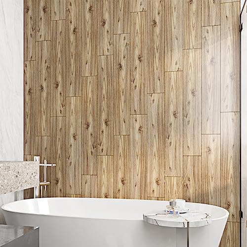 Miniatura 8 de Livelynine Suelo Vinilo Autoadhesivo Impermeable 32 Losetas Vinilo Para Suelo Autoadhesivo Cocina 90x15cm Vinilos Suelos Madera Salon Baño Suelos Laminado Madera Dormitorio Papel Pintado Roble
