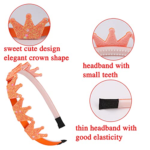 Wjyx Bows 10Pcs Girls Headbands Princess Tiara Crown Shaped Head Bands Dance Party Hairbands For Toddlers Kids Children Hair Accessories #TOP2