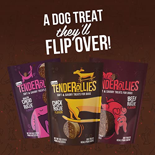 Fromm Tenderollies Beef-a-Rollie Golosinas Blandas y Sabrosas para Perros - Receta de Carne - 8 oz miniatura 6