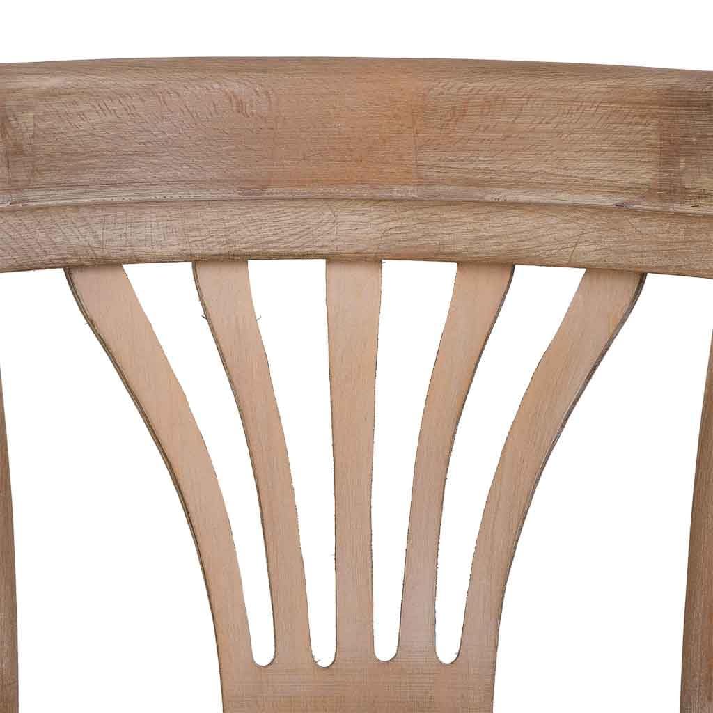 WANDERLUST DECO Silla de Madera y asiento de ratán 40x40x80h cm