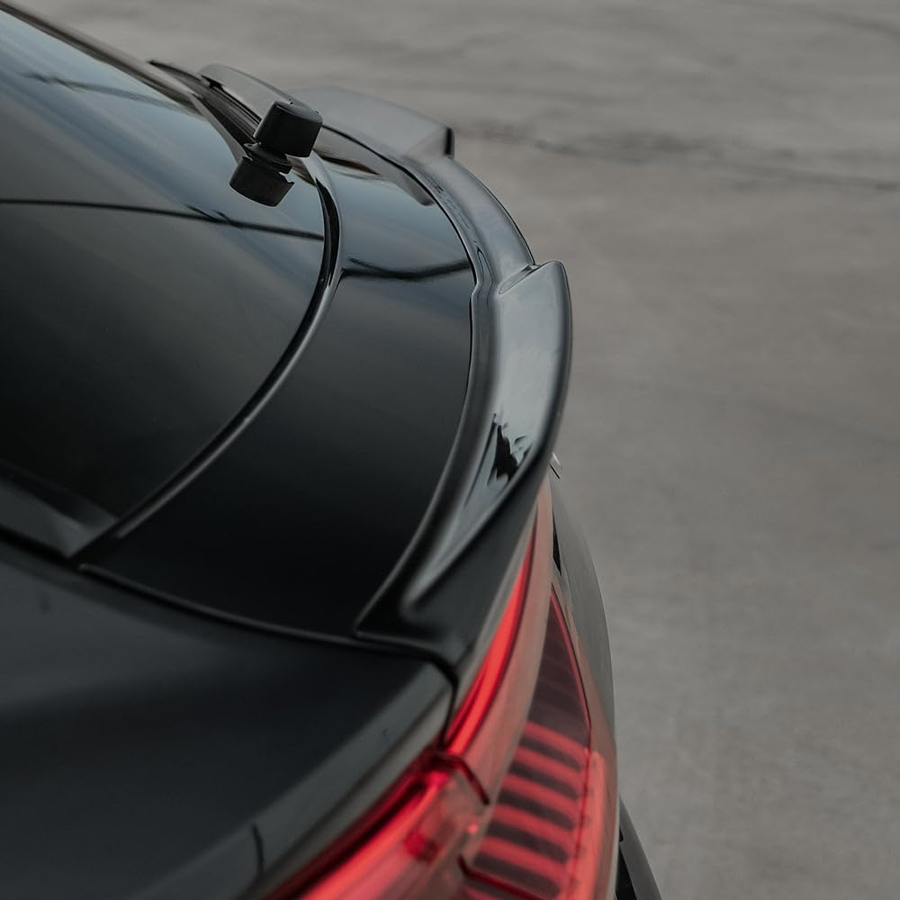 Alerón de Maletero Oneway Compatible con Audi Q8 S-Line y SQ8 y RSQ8 2018- - Negro Brillante