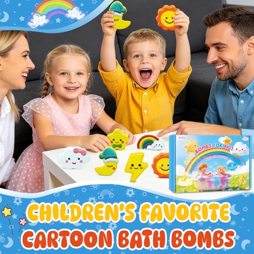 50% Off 6-Pack STEM Bath Bombs for Kids - Fun Shapes - Image 5