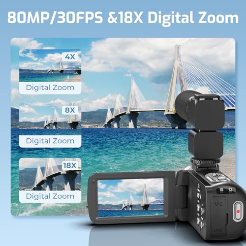 4K Camcorder for YouTube Vlogging