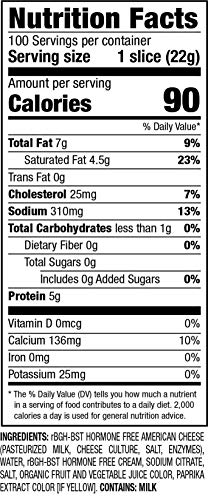 Andrew & Everett Yellow American Cheese #TOP4