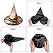 MXDISIWD - Sombrero de bruja de la torre Eiffel de Halloween con...