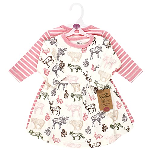 Image of Touched by Nature Girls, Toddler, Baby and Womens Organic Cotton Short-Sleeve and Long-Sleeve Dresses