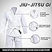 Right Punch Ultimate Brazilian Jiu Jitsu Gi – Preshrunk Unisex Bjj Gi Lightweight 450 Gsm Cotton Fabric | Perfect Fit for Men Women and Kids | Premium Training Uniform with Comfort Sizing Guide|White