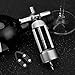 Drincarier screwpull-levers wine opener corkscrew self pulling corkscrew 18/8 stainless steel wine opener