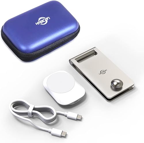 Miniatura 7 de Soporte de cargador inalámbrico magnético, compatible con cargador de escritorio MagSafe KABCON 15W QI estación de carga rápida para iPhone 13, 13