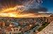 LHJOYSP puzzle bambina 500 pezzi Città Mare Cielo Alba Costa Tetti Italia Strada Cagliari 52x38cm