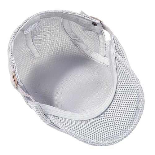 Boina masculina de malha ajustável boné de jornaleiro feminino vintage taxista Gatsby boné de verão