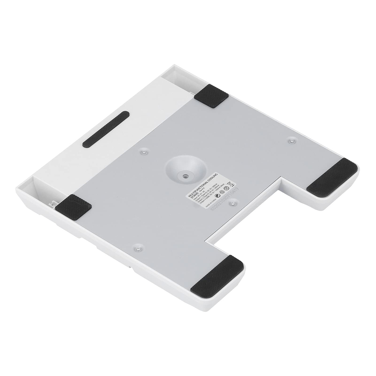 Ventola Multifunzionale con Base di Raffreddamento per Console di Gioco con Caricatore Doppio Controller per, Bianco, 1 unità