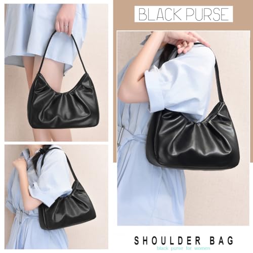 Small Shoulder Bags for Women Retro Classic Hobo Bag Shoulder Purse Handbag Trendy Underarm Purse3