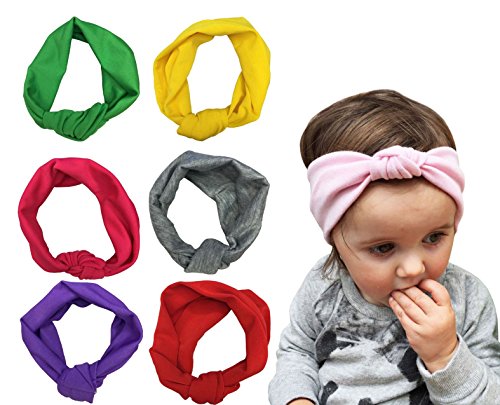 4 Pack Women Headband Boho Floal Style Criss Cross Head Wrap Hair Band (set 7 color)