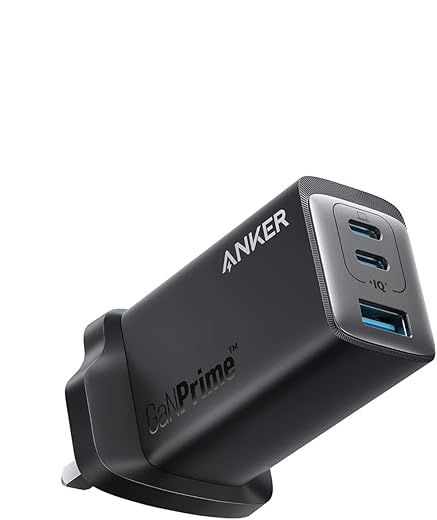Anker 735 65W GaN USB C Charger – 3-Port Fast Charging Wall Adapter