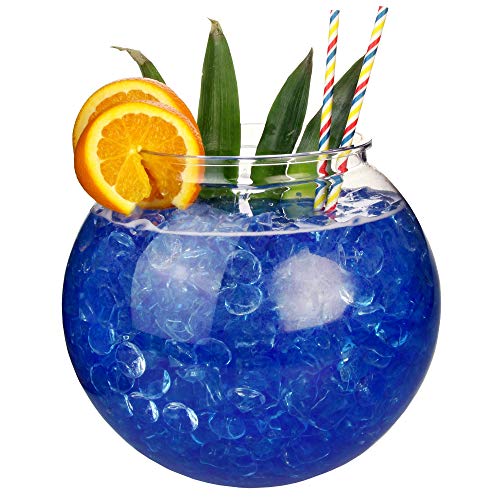 Pecera XL para cóctel, de plástico, bol de 5 l, tamaño gigante, para compartir cócteles