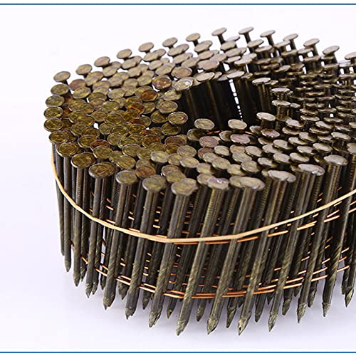 90mm Coil Nails Threaded Nails Polished Rod Light Nails Ring Pattern Spiral Tray Nails Packing Box Nails Anti-rust - Nails - - (Color: 90mm)