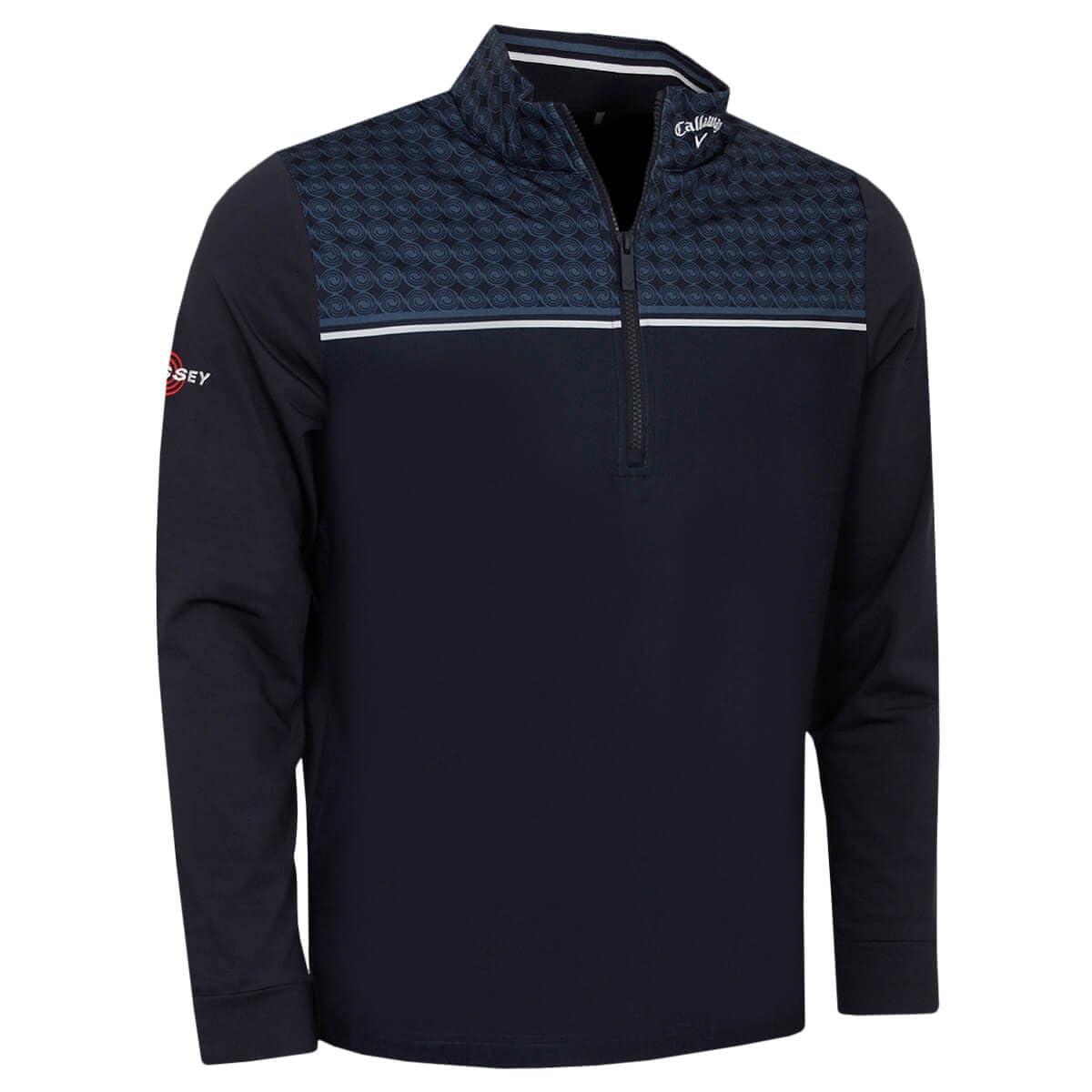 Callaway Mens Odyssey Printed Block Sweater - Peacoat - XXL