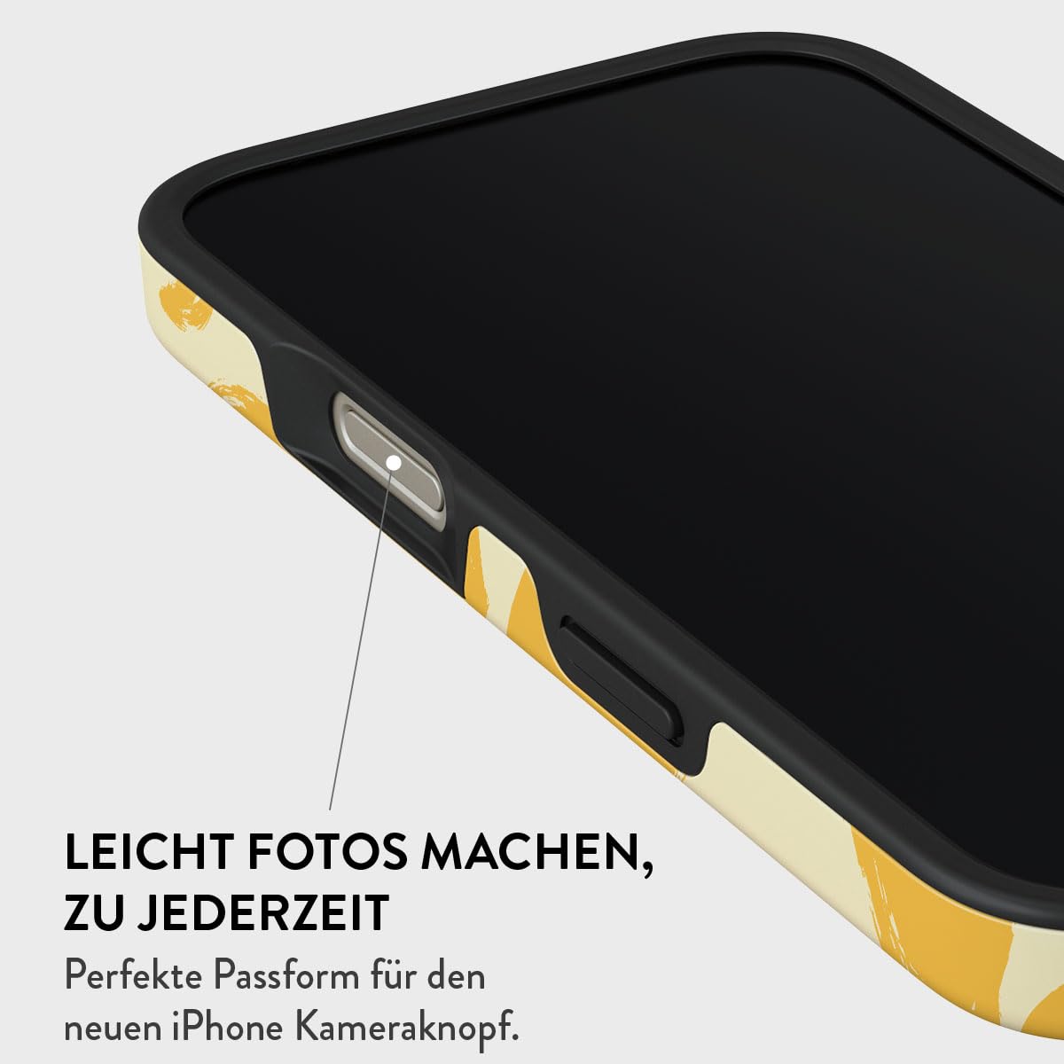 BURGA Handyhülle für iPhone 16 Pro – Unisex Hybrid-Schutzhülle mit stoßdämpfendem TPU & kratzfester Außenschale, erhöhter Displayrand, MagSafe-kompatibel, kabelloses Laden, stylisches Design