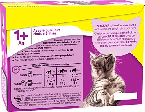 Whiskas Freschezza Bustine alle carne e pesce per