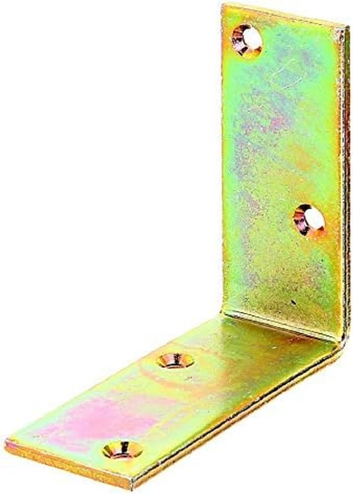 Alberts 847906 Balkenwinkel | breit | galvanisch verzinkt, dickschichtpassiviert | 100 x 100 x 40 mm | 20er Set