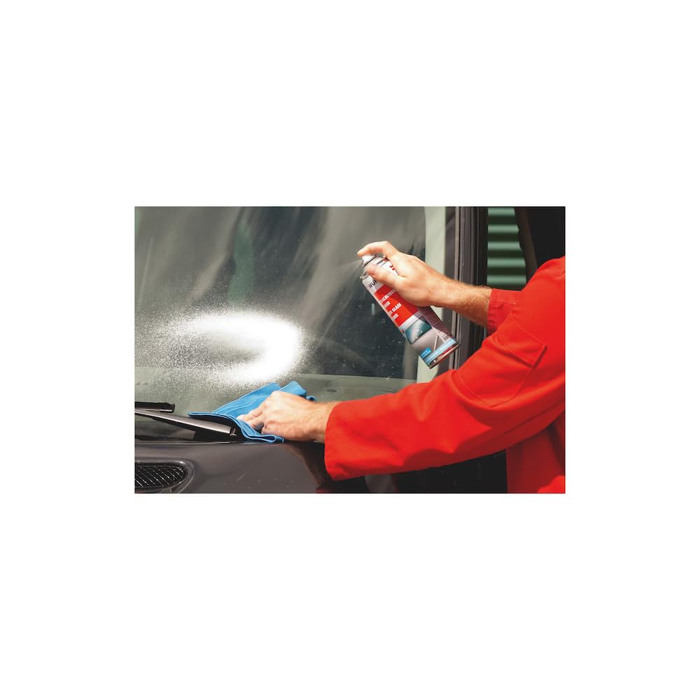 6x Würth - Attivo detergente per parabrezza in schiuma + 1 panno in microfibra Classic gratisF