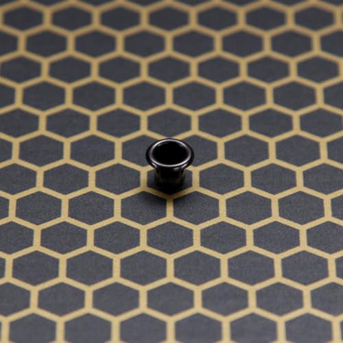 Image of KYDEX Thermoform Sheet - (Honeycomb Camo) - (Liquid Metal) - (Gold /Black - Reversed) - (12in x 12in) - (1 Sheet) - (for Holster Making, Cosplay, Hobby) - (USA Made)