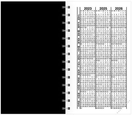 Miniatura 4 de Day-Timer Recambio de planificador de dos páginas por semana 2024, encuadernado con alambre, tamaño compacto, 3 x 5 pulgadas